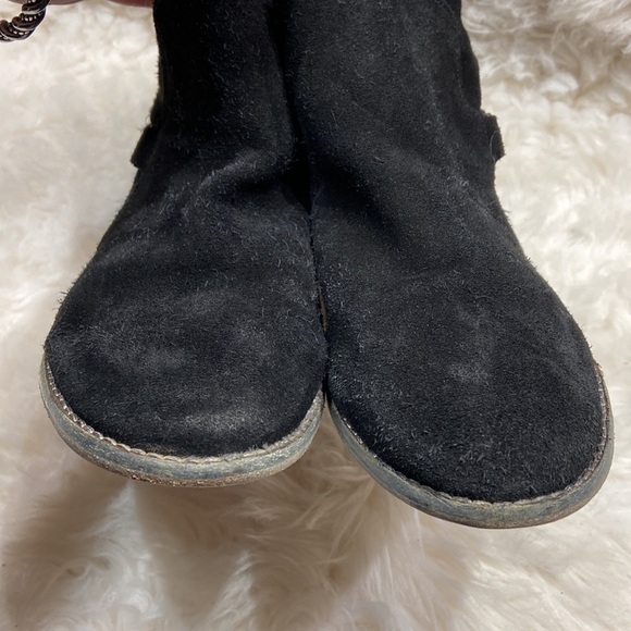 Free People black suede booties size 39 US 9 - Picture 5 of 11